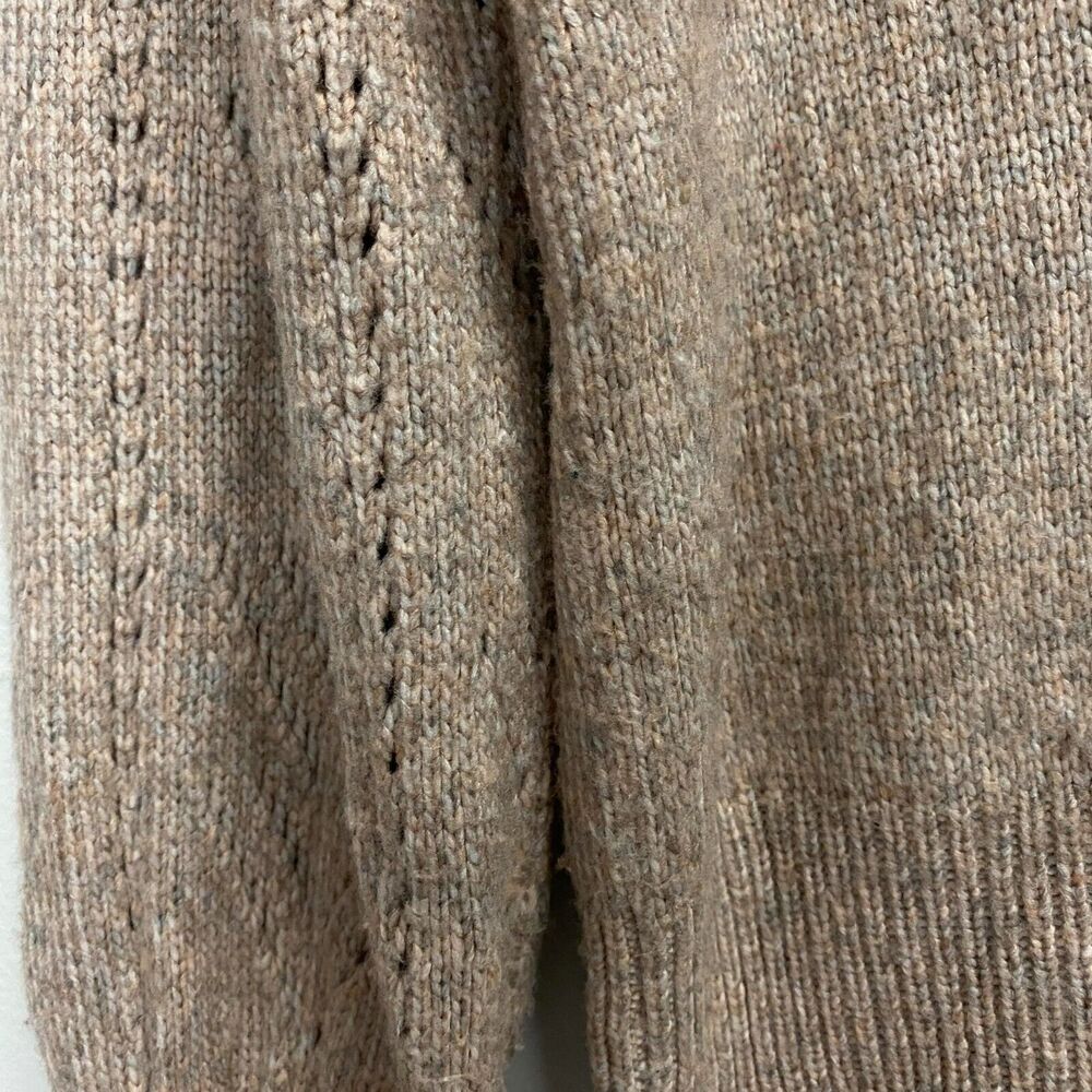 WHBM White House Black Market Brown V-Neck Pullover Women's Sweater Size M Fall - Picture 5 of 9
